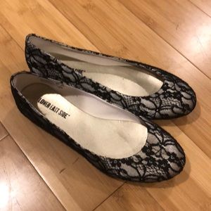 Lace Flats Barely Worn!